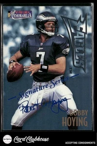Pro Line Memorabilia Signature Series 1997 #MEM38 Bobby Hoying - Imagen 1 de 2