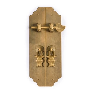Hardware Philosophie Art Deco Messing Schrank Hardware Streifengriffe Set (7,9") - Bild 1 von 7