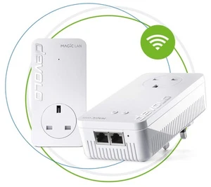 devolo Magic 1-1200 Wi-Fi 5 Starter Kit: Stable home working, High Performance ( - Photo 1/6