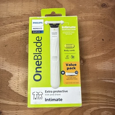 Recorte y afeitado íntimo Philips One Blade - blanco Foto 1 de 4