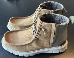 Men’s Hey Dude A22 ankle boot 112651521 BORIS ECO TOBACCO Size 8 - Picture 1 of 7