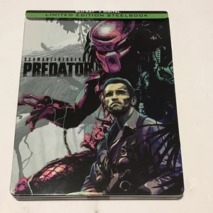 Predator Blu-ray (No Digital) Limited Edition Steelbook Arnold RARE OOP Clean - Picture 1 of 5
