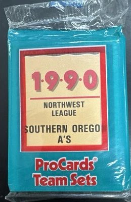 1990 ProCards Team Set Southern Oregon A's Sealed Set 30 cards - Image 1 of 2