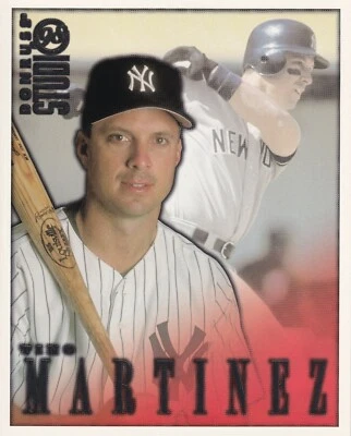 Tarjeta gigante jumbo Donruss Studio 1998 8 X10 Tino Martinez New York Yankees (A-G) Foto 1 de 2