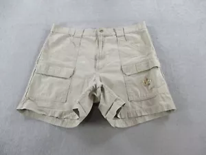 Boy Scouts of America Shorts Mens 40 Beige Khaki Cargo Hiking Outdoor VTG 6" - Picture 1 of 11