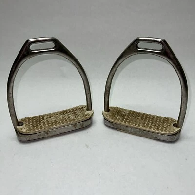 Английские стремена для седла из нержавеющей стали Korsteel хомуты Fillis 4,5 дюйма - Изображение 1 из 3