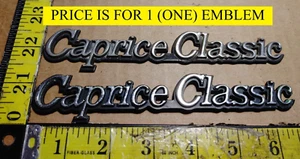 (1) CHEVROLET CAPRICE CLASSIC PLASTIC EMBLEM (5441) - Picture 1 of 8