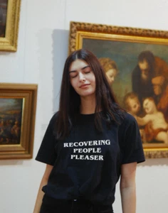 recuperando gente placentera camiseta divertido regalo para sus regalos para él lema camiseta - Imagen 1 de 10