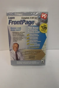Video Professor Learn Front Page 3-CD Set PC Only As Seen On TV 2006 - SEALED - Picture 1 of 2
