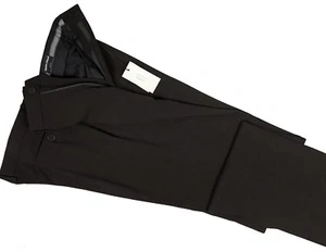 NEW $695 Giorgio Armani Black Label Dress Pants! US 40 e 58 Very Dark Brown - Picture 1 of 1
