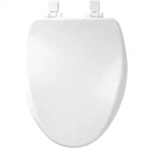 Mayfair 4001078 Slow Close länglicher weiß emaillierter Holz WC-Sitz - Bild 1 von 1