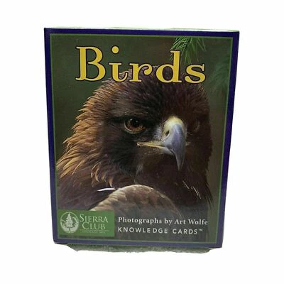 BIRDS SIERRA CLUB KNOWLEDGE CARDS DECK By Pomegranate **Sealed Condition** - Image 1 of 3