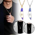 STAR OF DAVID Necklace Israel Amulet Pendant Charm Jewelry USN Jewish Gift' B0S0
