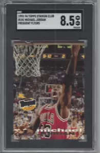 1993 Topps Stadium Club Basketball Karte 181 Michael Jordan Chicago Bulls SGC 8,5 - Bild 1 von 2