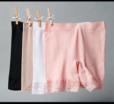 Breezies Juego de 4 cortos suavizantes sin costuras medio muslo A374503 QVC NUEVO CON ETIQUETAS Foto 1 de 4