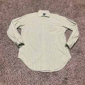 Polo Ralph Lauren Regent Classic Fit Button Up Dress Shirt Mens 15.5 32/33 Green - Picture 1 of 6