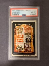 1974 Topps Wacky Packages 6th Series 6 Tan Back Mold Rush PSA 8 NM MT