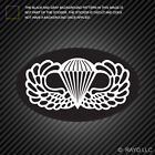 Oval Army Airborne Basic Parachutist Sticker Die Cut Vinyl parachute halo