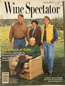 JUNE 1999 WINE SPECULATOR MAGAZINE ERNEST GALLO FUTURE SONOMA ‘97 ZINFANDELS - Picture 1 of 1