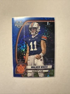 2024 Bowman Chrome U - Walker White - Auburn Blue Shimmer /175- COLOR MATCH - Picture 1 of 2