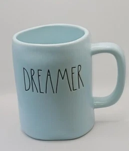 Rae Dunn By Magenta DREAMER 20oz Mug Matte Blue New - Picture 1 of 4