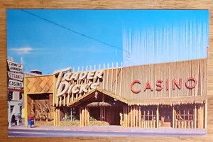 Postal de Trader Dick's Casino Sparks Nevada NV años 70 imagen a color sin usar - Imagen 1 de 1