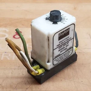 Dayton 6X153G Solid State Time Delay Relay, Range .1-10 Sec. - USED - Picture 1 of 6