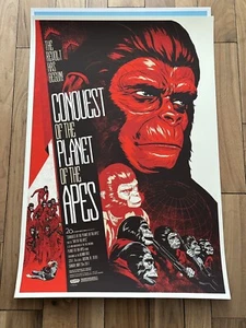 Stampa poster Conquest of the Planet of the Apes Mondo Città Fantasma Creativa - Foto 1 di 2