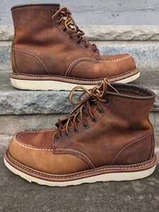 Men's RED WING CLASSIC 1907 MOC - Brown Size 9.5 - Picture 1 of 11