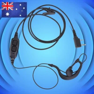 2 Pin Dual PTT Earpiece Headset Mic for UV-82 UV-8D Walkie Talkies - Zdjęcie 1 z 5