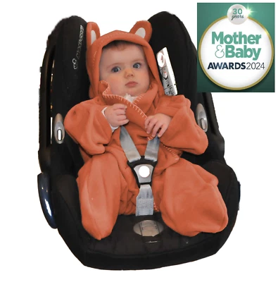 Manta envolvente Baby Star en caja de regalo de lujo de Baby Bliss 2 - 12 meses CALABAZA Foto 1 de 4