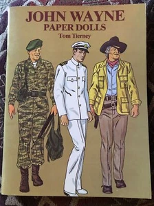 JOHN WAYNE Paper Dolls by Tom Tierney 1981 - Picture 1 of 6