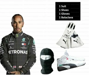 Traje de Carrera Petronas GO Kart CIK FIA Nivel 2 Aprobado con Zapatos y Guantes de Karting - Imagen 1 de 4
