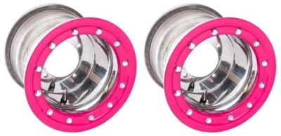 Ruedas traseras Kawasaki KFX 400 KFX 450R Beadlock 9x8 3+5 4/110 Alba Racing PK Foto 1 de 3