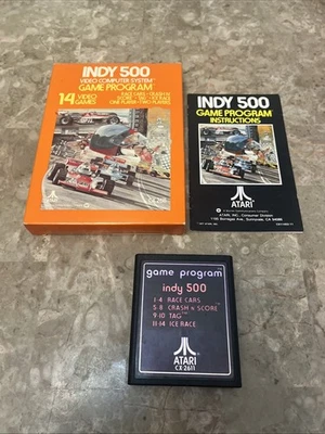 Indy 500 (Atari 2600, 1976) - Image 1 of 4