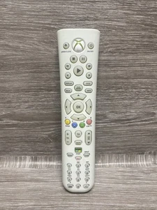 Official Microsoft Xbox 360 Multi Media Remote - White (FAST FREE POSTAGE) - Picture 1 of 5