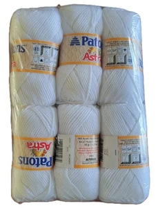 Patons 10017385 Pat Astra Garn 1,75 Oz. weiß - Bild 1 von 8