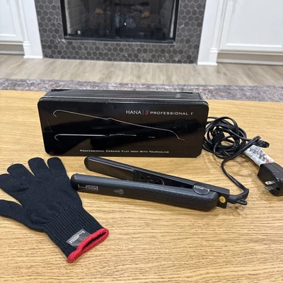 HSI Professional E038 1" Ceramic Flat Iron Hair Straightener Salon Model  - Image 1 of 4