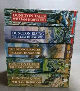 Lot Of 5 William Horwood Books The Dunction Chronicles The Book Of Silence - Picture 1 of 2