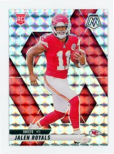 2025 Panini Mosaic Football - Rookie Silver Mosaic Prizm #313 Jalen Royals (RC) - Bild 1 von 2