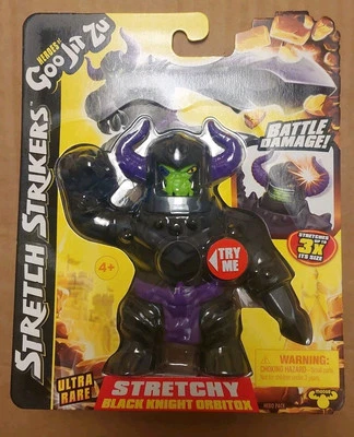 Heroes Of Goo Jit Zu - Stretchy Black Knight Orbitox- Ultra Rare - New - Image 1 of 2