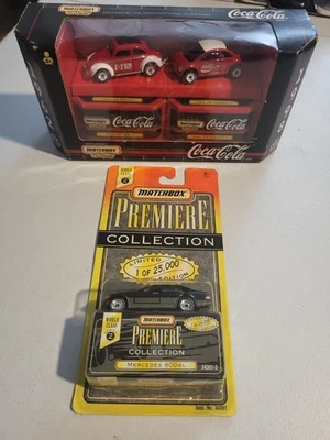 1995 Matchbox Mercedes 600SL Premiere Collection & Volkswagen Coke Set Of 2 - Image 1 of 4