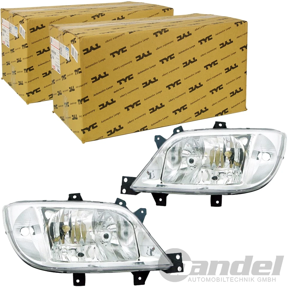 2x TYC H7/H3 SCHEINWERFER LINKS+RECHTS für MERCEDES SPRINTER B901-905 AB 08.2002 - Bild 1 von 1