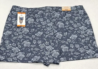 Jachs Girlfriend Women's Stretch Satin Chino Shorts, Blue, Size XXL - Image 1 of 4