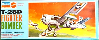 MONOGRAM  -  NORTH AMERICAN T 28 D  FIGHTER BOMBER  scala 1:48 - Immagine 1 di 3