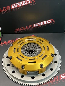 ADLERSPEED Racing Twin Disc Clutch Kit FOR BMW 323 325 328 E36 M50 M52 - Picture 1 of 4