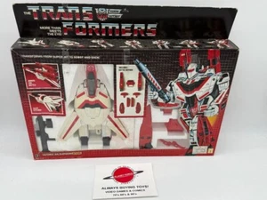 Jetfire 1985 completo con caja e insertos G1 Transformers figura #2 - Imagen 1 de 8