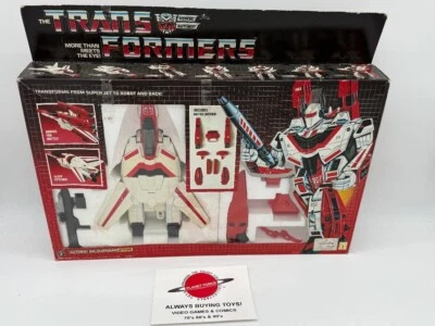 1985 Jetfire Complete w/ Box & Inserts G1 Transformers Figure #2 - Image 1 of 4