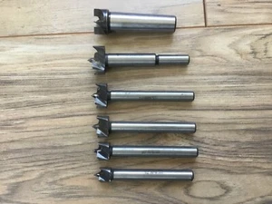 Unbranded 7/8" MT2 Drive Center and Several Various Forstner Bits 1/2"-1" - Picture 1 of 7