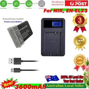 Battery +USB Lcd Charger For Nikon Coolpix B700 P600 P610 P610s P900 P900s S810c - Picture 1 of 9